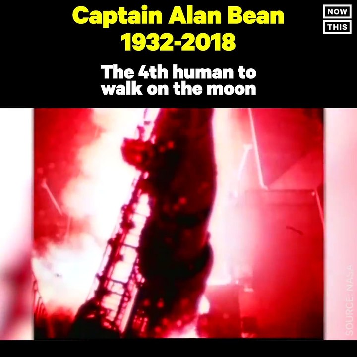 Astronaut Alan Bean, the 4th human to walk on the moon, has died at age 86