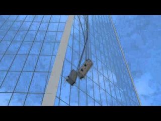 Next Media Video: Window washers trapped on World Trade Centre scaffolding rescued