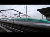 MMOTV: Japanese bullet trains zooming past a station