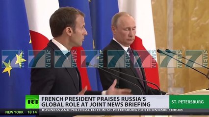 MACRON I BEN THIRRJE RUSISE  - News, Lajme - Kanali 7