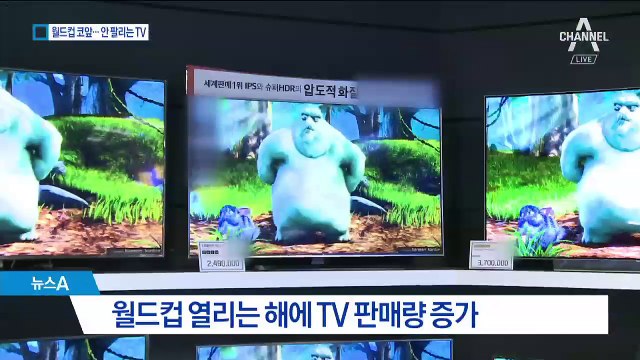 월드컵 코앞인데도…TV 매장 ‘파리 날리는 까닭’