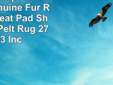 FOLWEP Sheepskin Area Rugs Genuine Fur Rug Chair Seat Pad Shaggy One Pelt Rug 276 X 43
