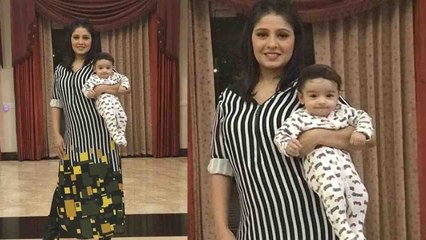 Sunidhi Chauhan shares FIRST photo of her son with CUTE Post। FilmiBeat