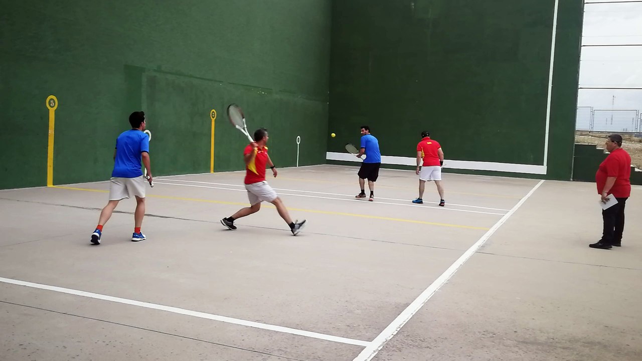 Frontenis open de Rivas semifinal 2 set 1