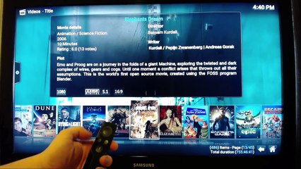 Long-press support for remotes in Kodi version 16