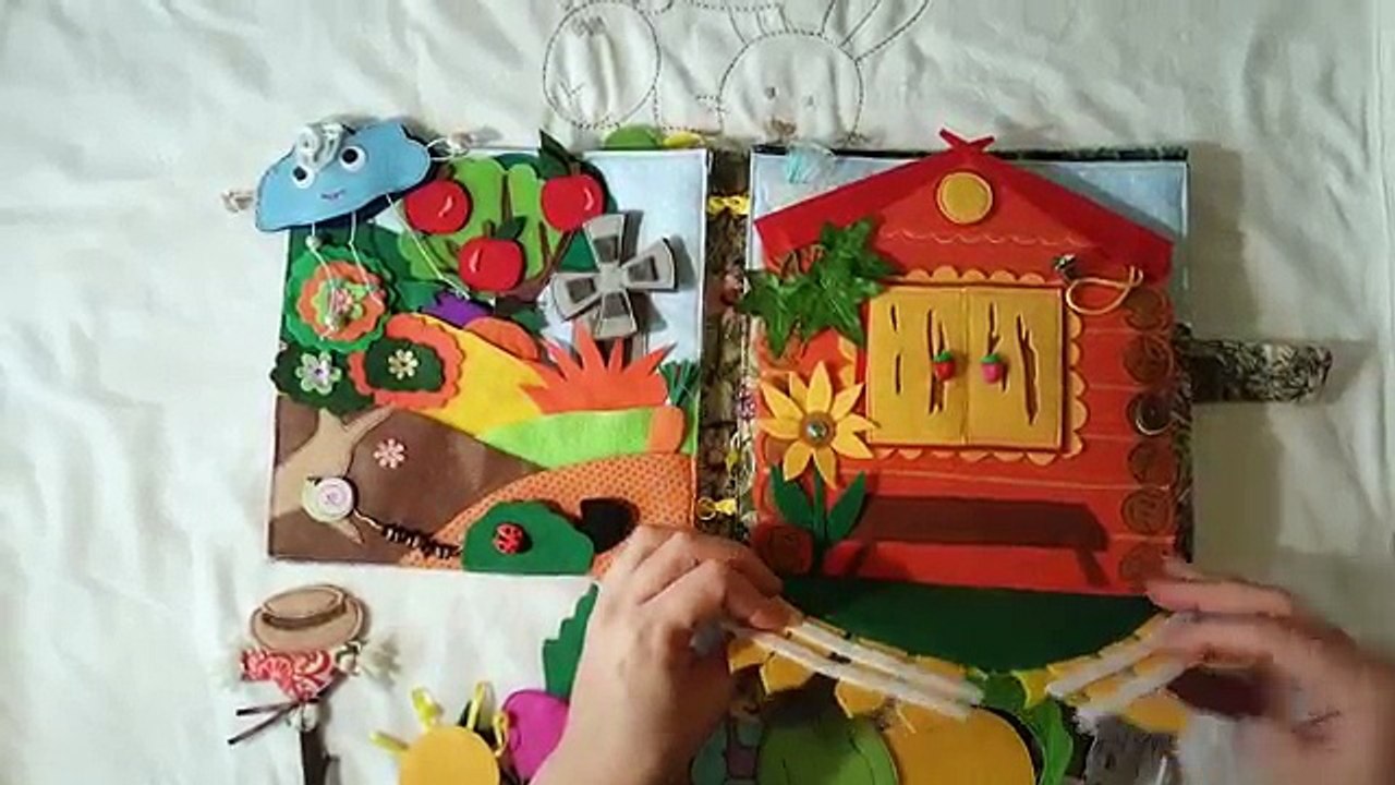#9. сказки из фетра. развивающие книжки из фетра