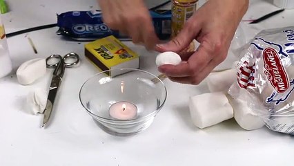 Mira lo que pasa si calientas Marshmallows¡ Experimentos caseros con chuches
