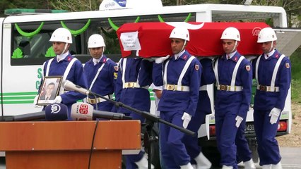 Kazara vurularak şehit olan astsubay memleketine uğurlandı - SİVAS
