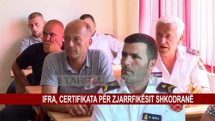 IFRA, CERTIFIKATA PËR ZJARRFIKËSIT SHKODRANË