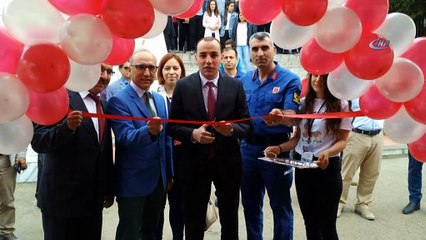 TÜBİTAK fuarında öğrenciler projelerini sergiledi