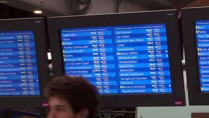 23e jour de grève à la SNCF: réactions d'usagers à Paris