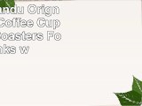 Ceramic Coasters Set of 4Lizimandu Orignal Design Coffee Cup Ceramic Coasters For Drinks