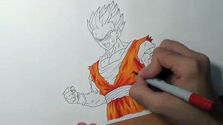 Drawing Gohan Super Saiyan 2 | Dragon Ball Super