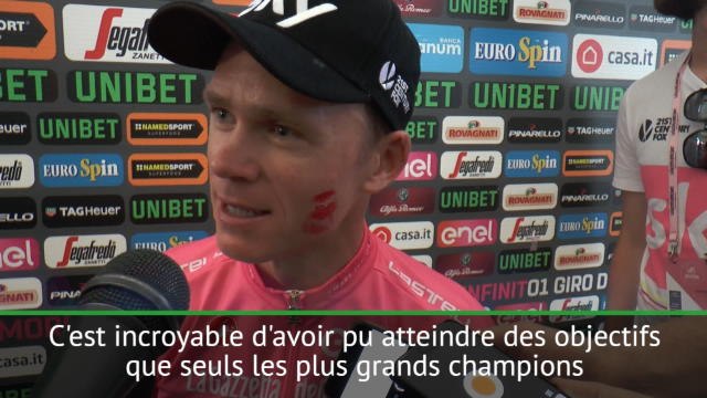 Giro 2018 - Froome honoré d'être cité parmi les plus grands