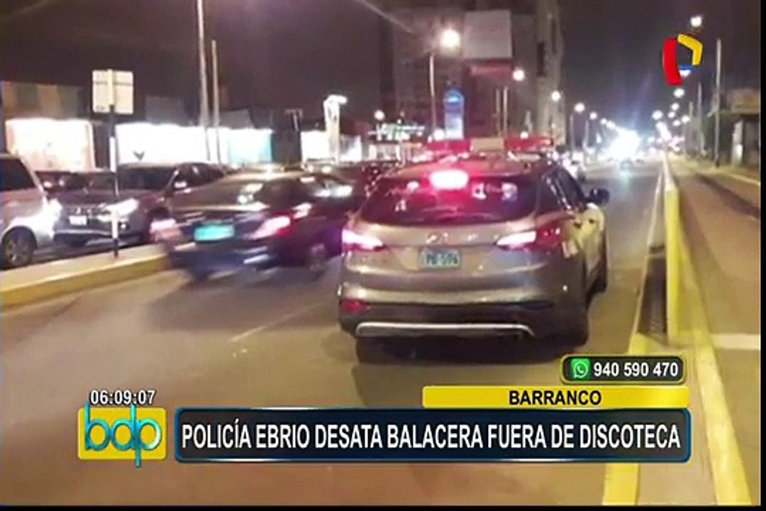 Barranco: policía ebrio desata balacera en discoteca y deja herida a una joven