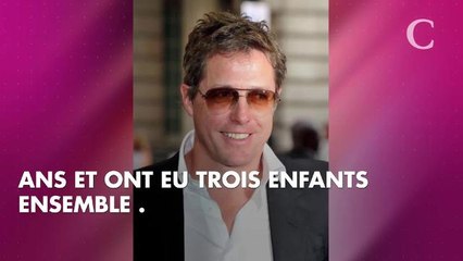 PHOTOS. Hugh Grant : première sortie en homme marié au bras d'Anna Eberstein au Grand Prix de Monaco