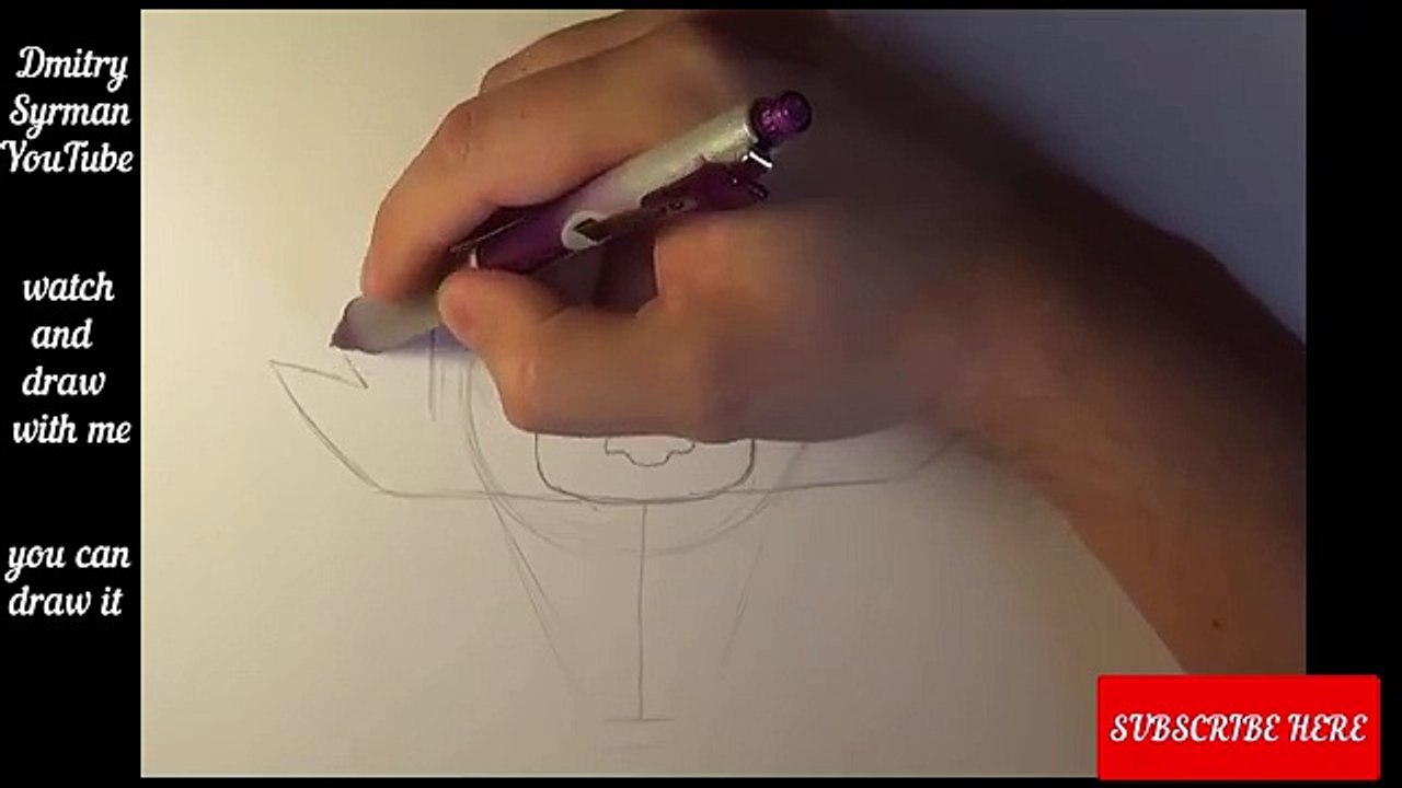 How to draw Foxy five nights at freddys charers