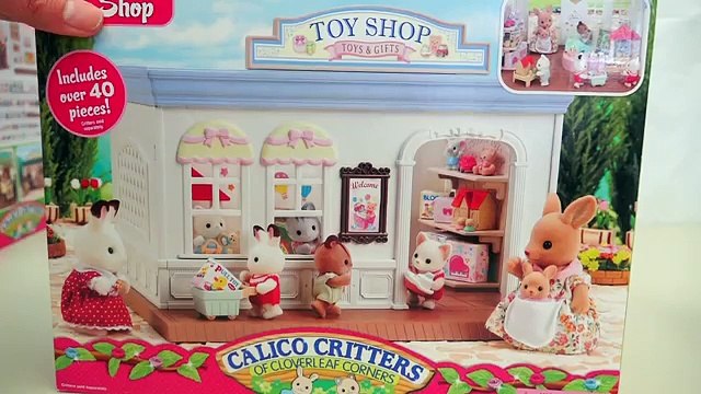 Aventuras en la jugueteria de Calico Critters y unboxing del playset - Videos de juguetes en español