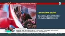 Cumhurbaşkanı Erdoğan, Manisa mitinginde