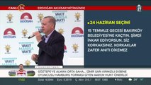 Cumhurbaşkanı Erdoğan, Manisa mitinginde