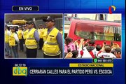 Perú vs. Escocia: se inician celebraciones en las afueras del Estadio Nacional