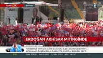 Cumhurbaşkanı Erdoğan, Manisa mitinginde