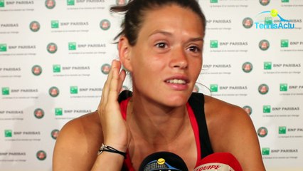 Roland-Garros 2018 - Chloé Paquet : "Forcément déçue, je suis passée si près... à 2 points du match"