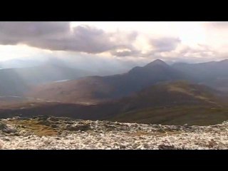 View from Stob Ban, Scottish Highlands.