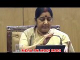 Press Meeting by Union Minister Sushma Swaraj on 4 years of Narendra Modi govt