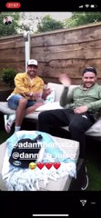 Danny miller with Adam Thomas on he instagram 2018