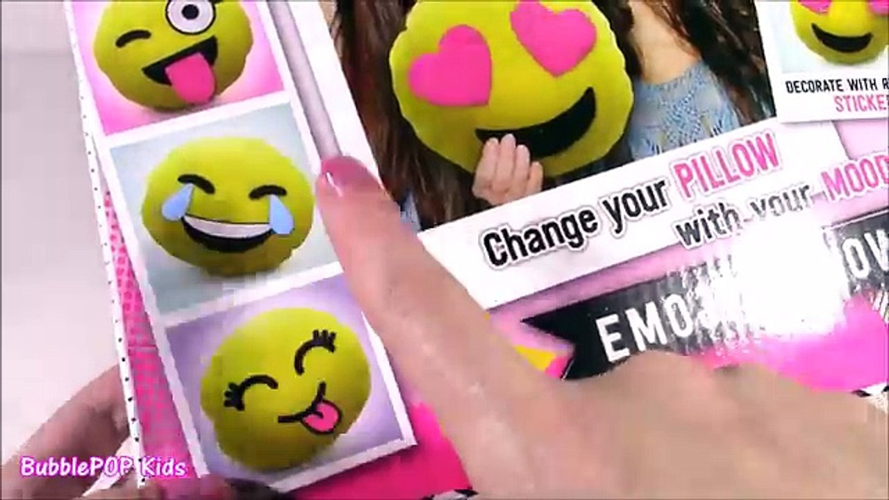 DIY EMOJI PILLOW KIT! New Sewing! Change Emoji with your MOOD! SHOPKINS
