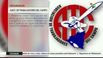 Campesinos nicaragüenses se pronuncian a favor del pdte. Daniel Ortega