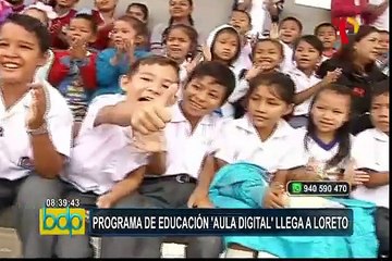 Programa de educación “Aula Digital” llega a Loreto