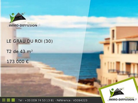 T2 A vendre Le grau du roi 43m2 - Centre ville rive droite