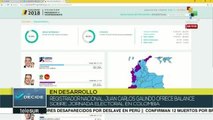 Entrega registrador nacional colombiano resultado de elección