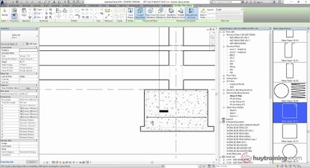 0704. Vẽ thép cho móng