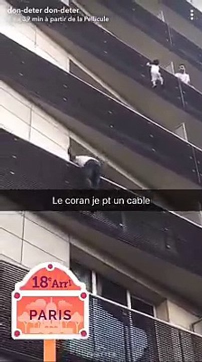L'homme qui a sauvé un enfant suspendu dans le vide à Paris est un Malien sans papier