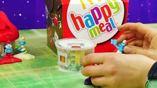 Smerfy i ich domki z Happy Meal! - McDonalds - Unboxing