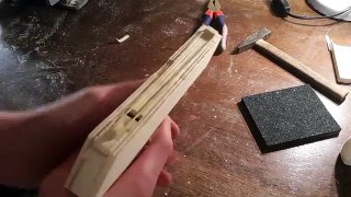 How to make EASY!! USP-S [Rubberband gun] without powertools!- Free templates