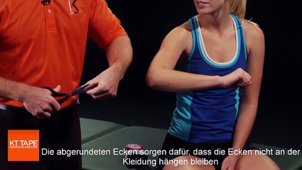 Tennis Elbow ( KT Tape Tennisellenbogen Tennisarm selbst tapen auf Deutsch)