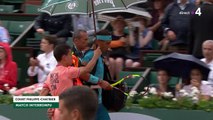 Roland-Garros : Match interrompu par la pluie entre Rafael Nadal et Simone Bolleli