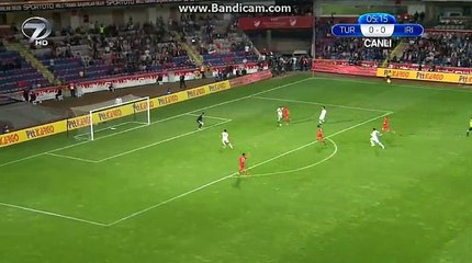 Amazing Goal Cenk Tosun (1-0) Turkey vs Iran
