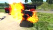 Авто безумие BeamNG Drive Аварии прыжки трюки Игра краш тест про ДТП Машины разбиваются в хлам