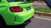 BMW F87 M2 Loud Hard Revs Outdoor w/ ARMYTRIX Mobile app Sound Control Exhaust