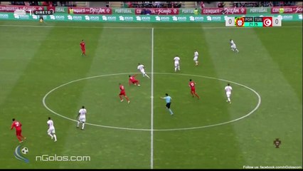 André Silva Goal - Portugal 1-0 Tunisia