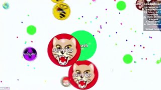 Im Proud Teaming with.. ?!! - Agario Awesome Moments | Agar.io |