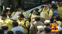 CSK Team arrives in Chennai, receives warm welcome | IPL 2018 | MS Dhoni | IPL 2018 Champions