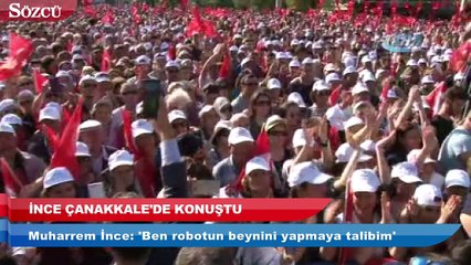 Muharrem İnce Çanakkale’de miting düzenledi