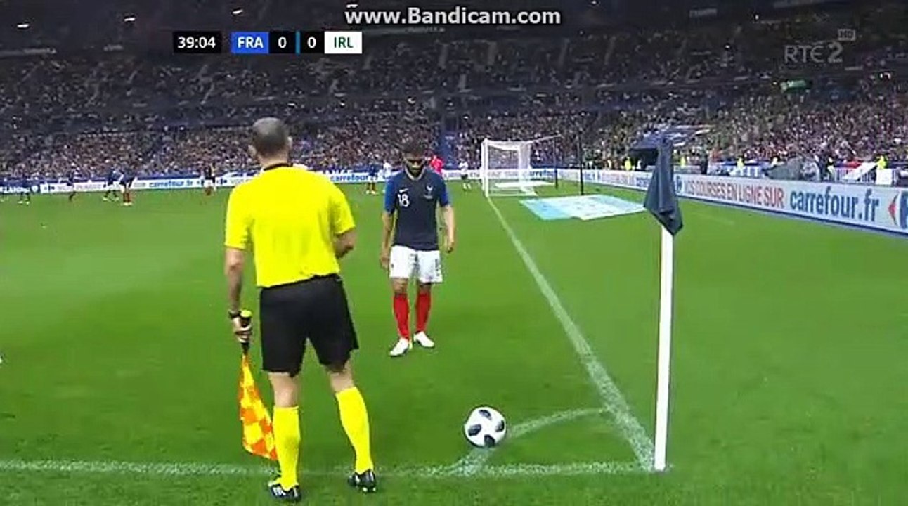 Amazing Goal Giroud (1-0) France vs Ireland