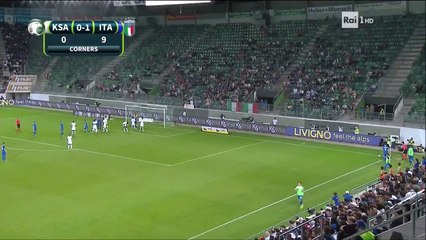 2-0 Andrea Belotti Goal International  Friendly - 28.05.2018 Italy 2-0 Saudi Arabia